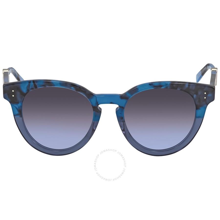 Kính Mát Marc Jacobs Round Blue Havana Sunglasses MARC 129/S 0U1T 50
