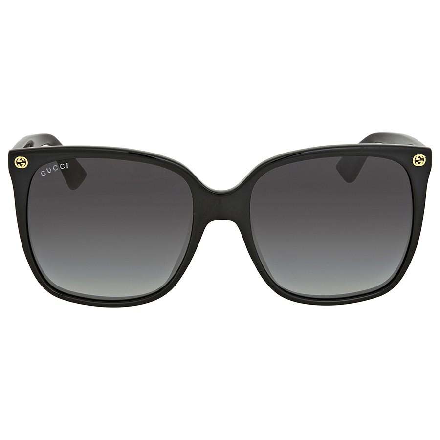 Kính Mát Gucci Grey Gradient Cat Eye Sunglasses GG0022S-001 57