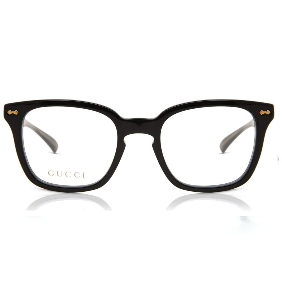 Kính Mắt Cận Gucci GG 01840 001 Black Plastic Square Eyeglasses 50mm Màu Đen
