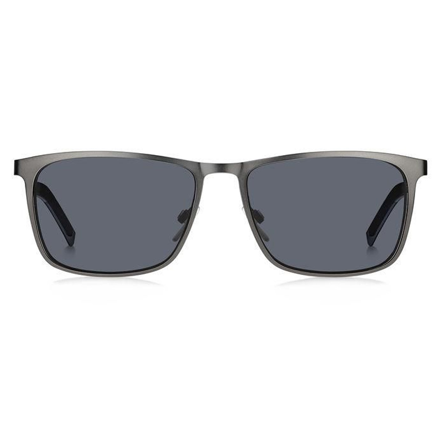 Kính Mát Tommy Hilfiger Grey Blue Rectangular Men's Sunglasses TH 1716/S 0V81/IR 57 Màu Đen Xám