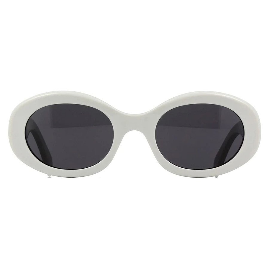 Kính Mát Celine Oval Sunglasses CL40194U 25A Màu Trắng Xám
