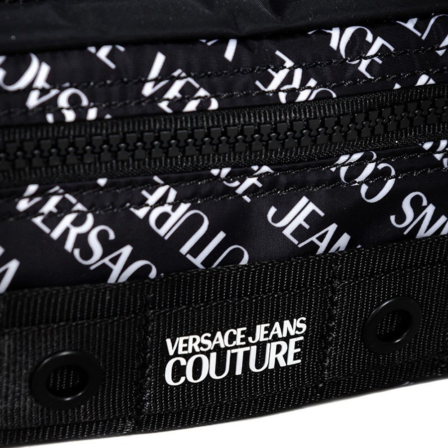 Túi Đeo Hông Versace Jeans Logo Couture Màu Đen