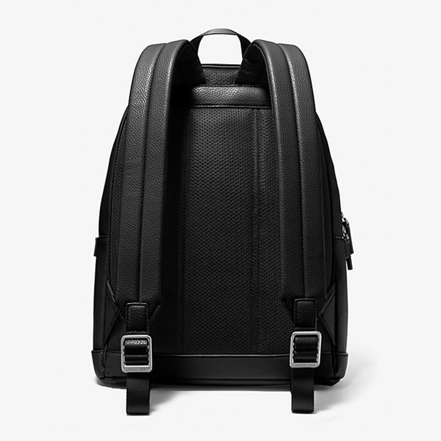 Balo Michael Kors Cooper Pebbled Leather Backpack 37F2LCOB2E Màu Đen