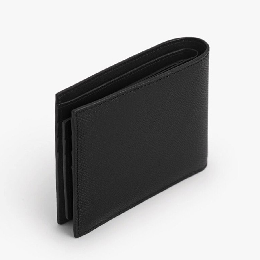 Ví Nam Pedro Icon Leather Bi-Fold Wallet With Insert - Black PM4