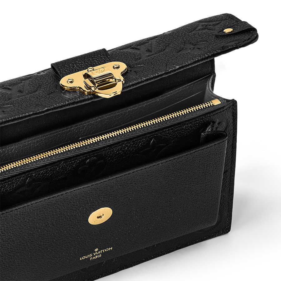 Túi Đeo Chéo Nữ Louis Vuitton LV Vavin Chain Wallet M67839 Màu Đen