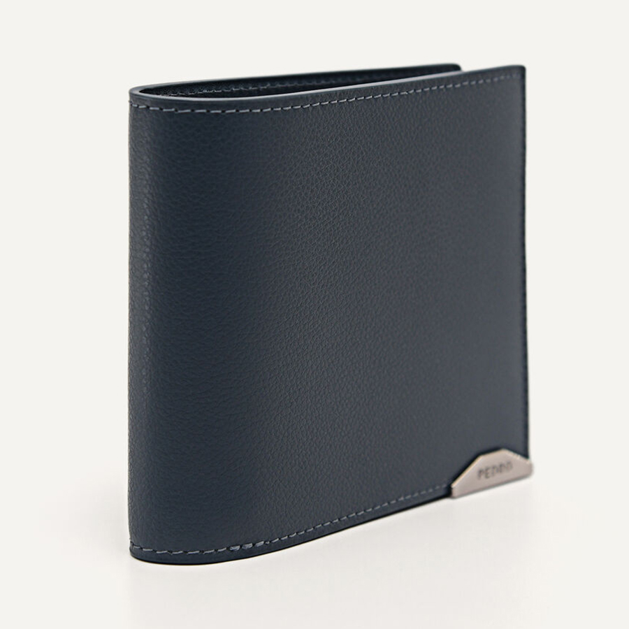 Ví Nam Pedro Leather Bi-Fold Wallet PM4-16500067 Màu Xanh Navy