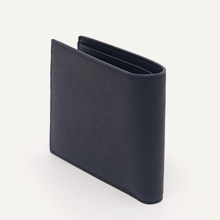 Ví Nam Pedro Oliver Leather Bi-Fold Wallet with Insert PM4-16500022 Màu Xanh navy