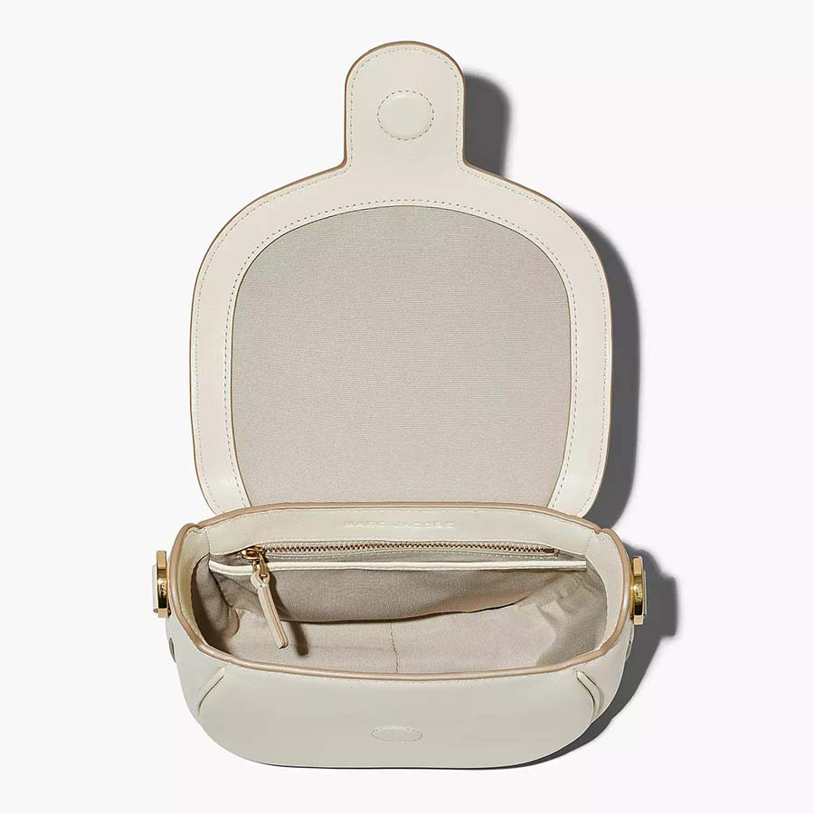 Túi Đeo Chéo Nữ Marc Jacobs Small Saddle Bag 2S3HMS003H03 Màu Trắng Kem