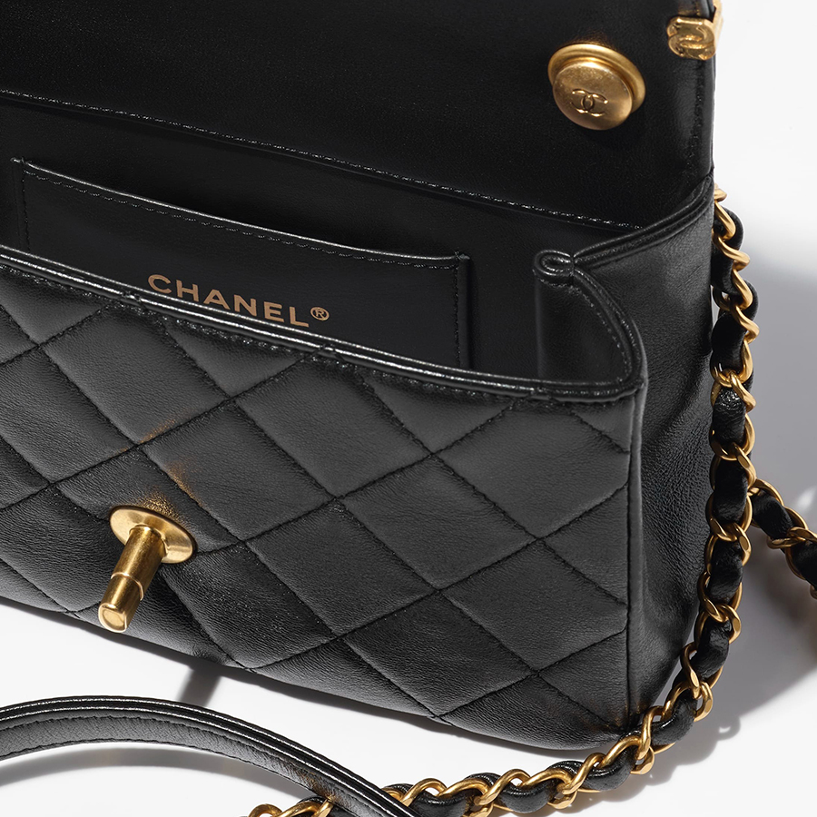 Túi Đeo Chéo Nữ Chanel Mini AS3731 B10111 94305 Màu Đen
