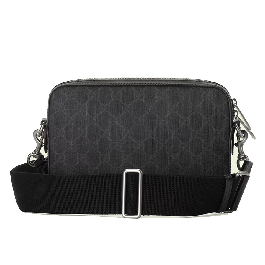 Túi Đeo Chéo Nam Gucci Shoulder Bag With Interlocking G Màu Đen