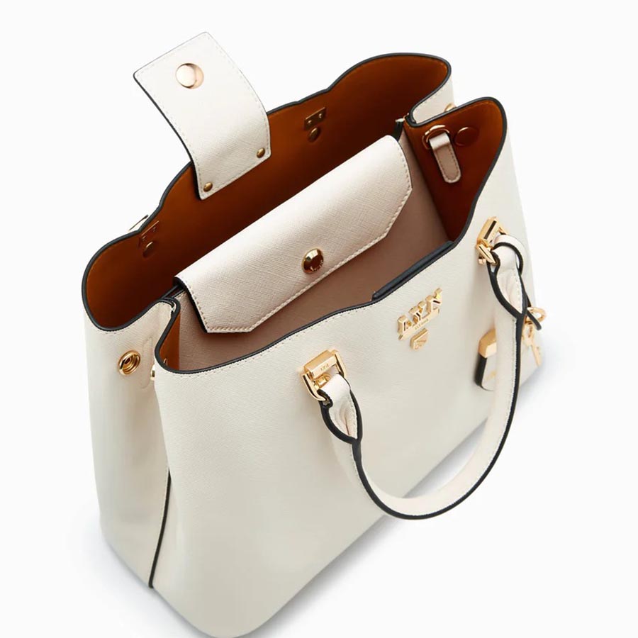 Túi Đeo Chéo Lyn Athena Re-Edit Top Handle L Handbags LL22WBF293 Màu Trắng