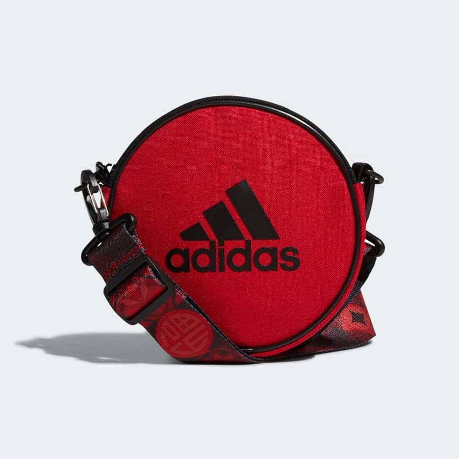 Túi Đeo Chéo Adidas CNY Small Bag HC2781 Màu Đen Đỏ