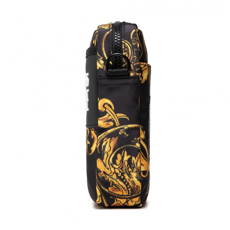 Túi Đeo Chéo Versace Jeans Couture Baroque Crossbody Bag Màu Đen Vàng