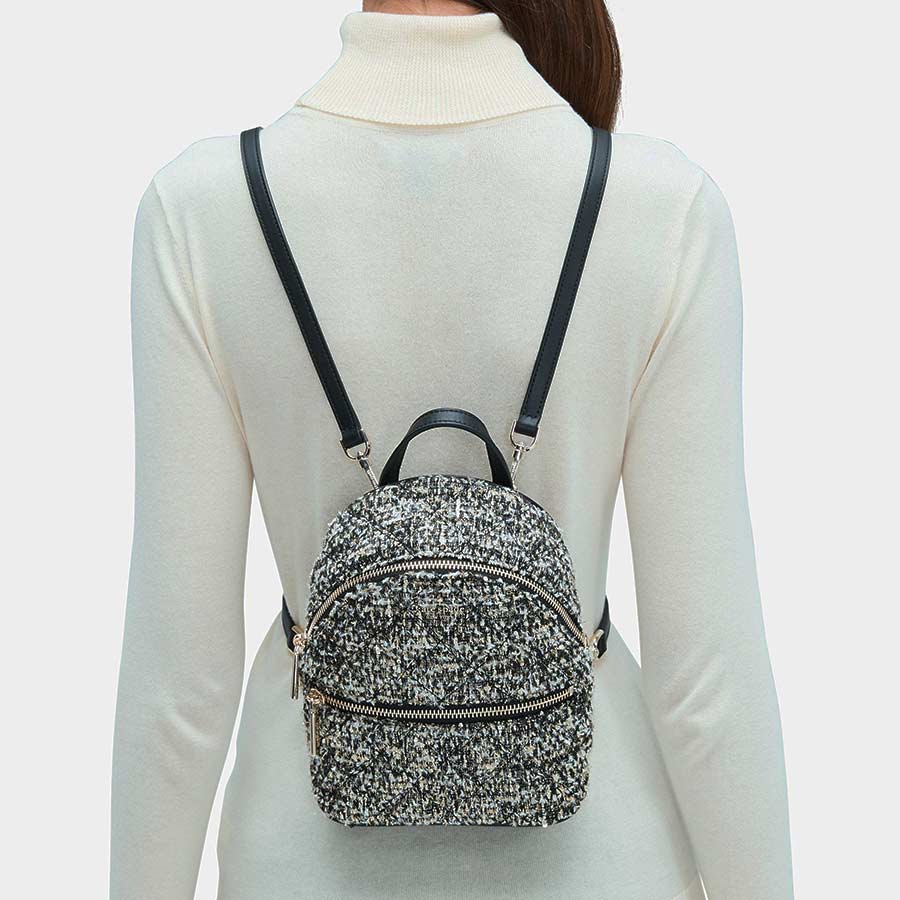 Balo Kate Spade Natalia Tweed Mini Convertible Backpack Phối Màu
