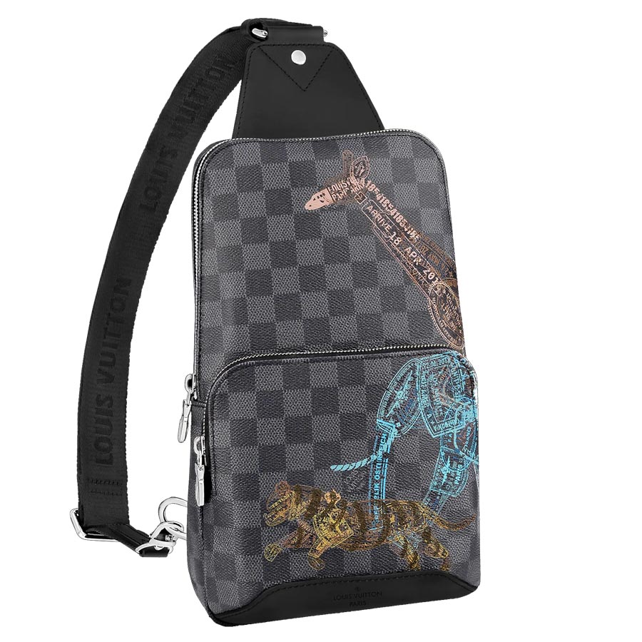 Shop Louis Vuitton DAMIER Leather Crossbody Bag Logo Messenger & Shoulder  Bags by Mau.loa