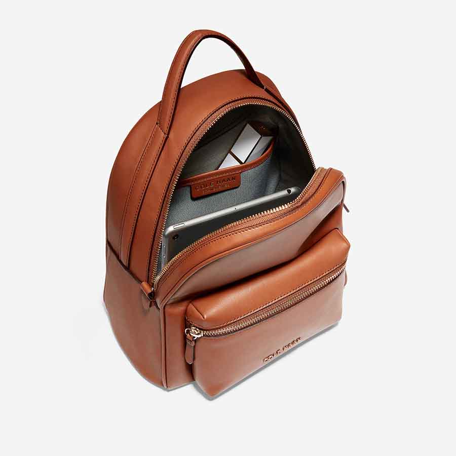 Balo Cole Haan Grand Ambition Mini Backpack Màu Nâu