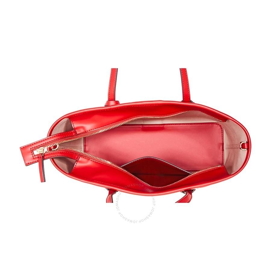 Túi Tote Tory Burch Gemini Link Canvas Small Tote- Liberty Red Gemini Link  Màu Đỏ