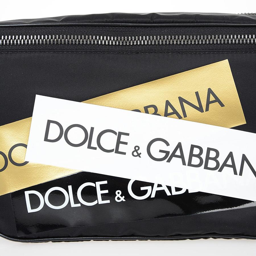 Túi Đeo Hông Nam Dolce & Gabbana D&G Fabric Beltbag Màu Đen Cho Nam