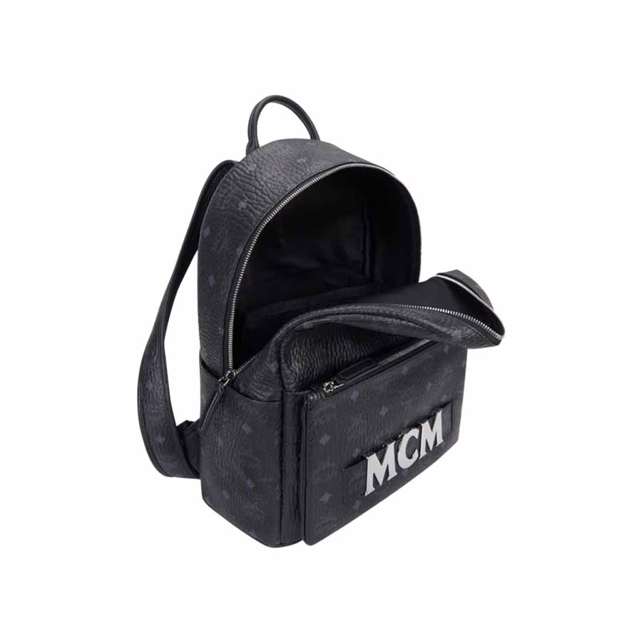 Balo MCM Trilogie Stark Backpack Màu Đen
