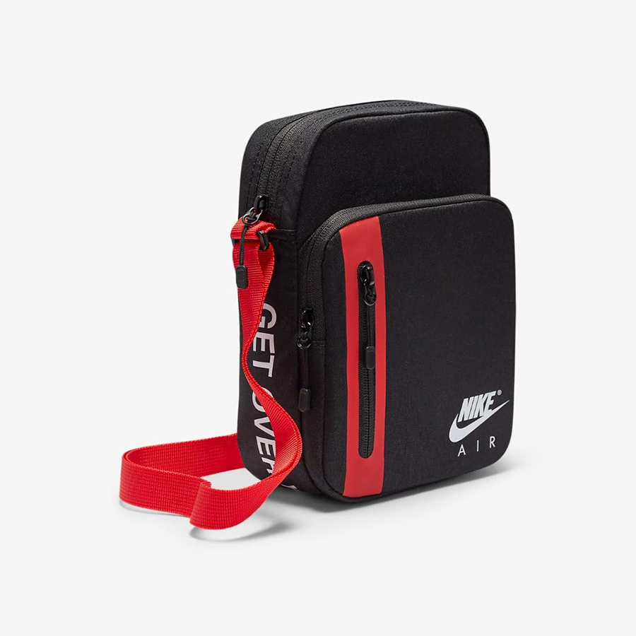 Túi Đeo Chéo Nam Nike DJ7372-011 Màu Đỏ Đen