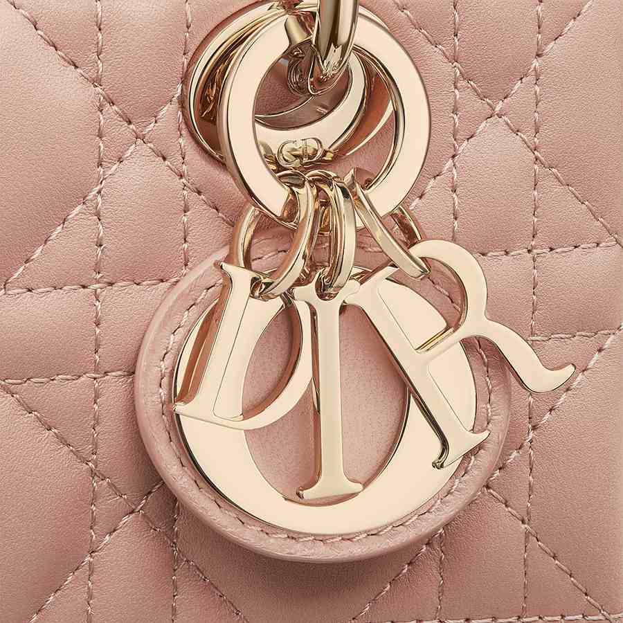 Túi Xách Tay Dior Micro Lady D-Joy Bag S0910ONGE_M49P Hồng Nhạt
