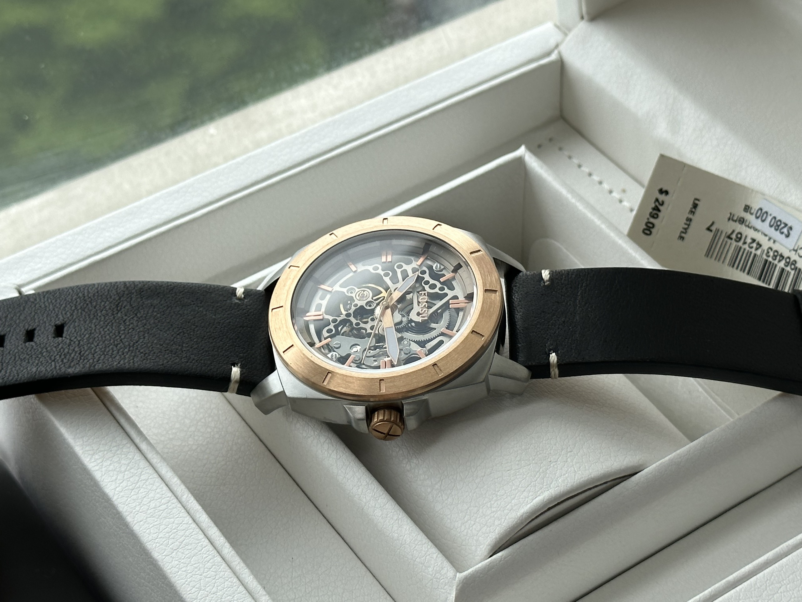 Đồng hồ FOSSIL Privateer Sport Mechanical Black Leather Watch BQ2428 - Đánh thức phong cách thể thao với đồng hồ FOSSIL chất lượng