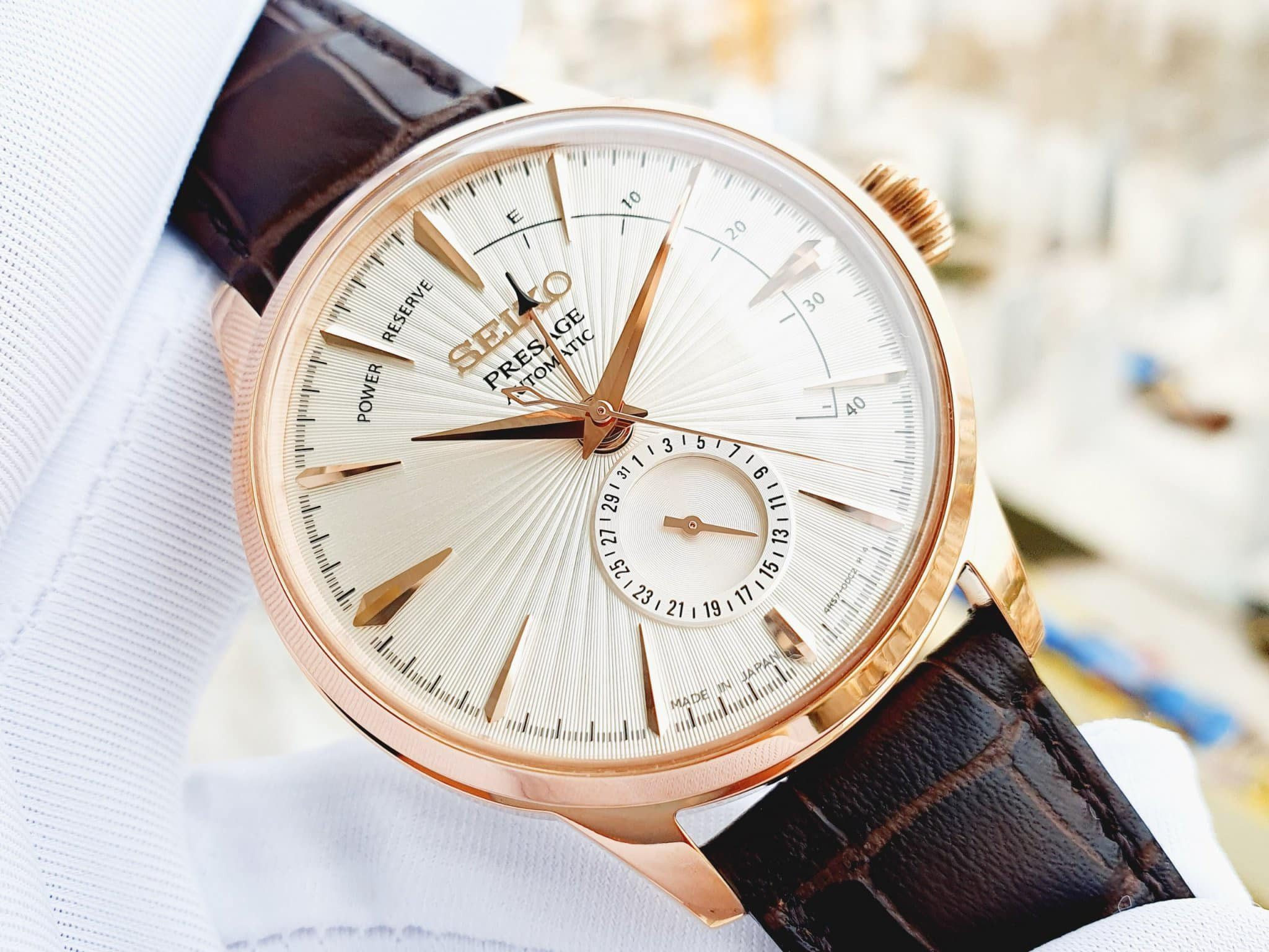 Đồng hồ Seiko Presage Cocktail Time Sunburst Dial SARY132 - Sự hoàn hảo của thời trang và chất lượng
