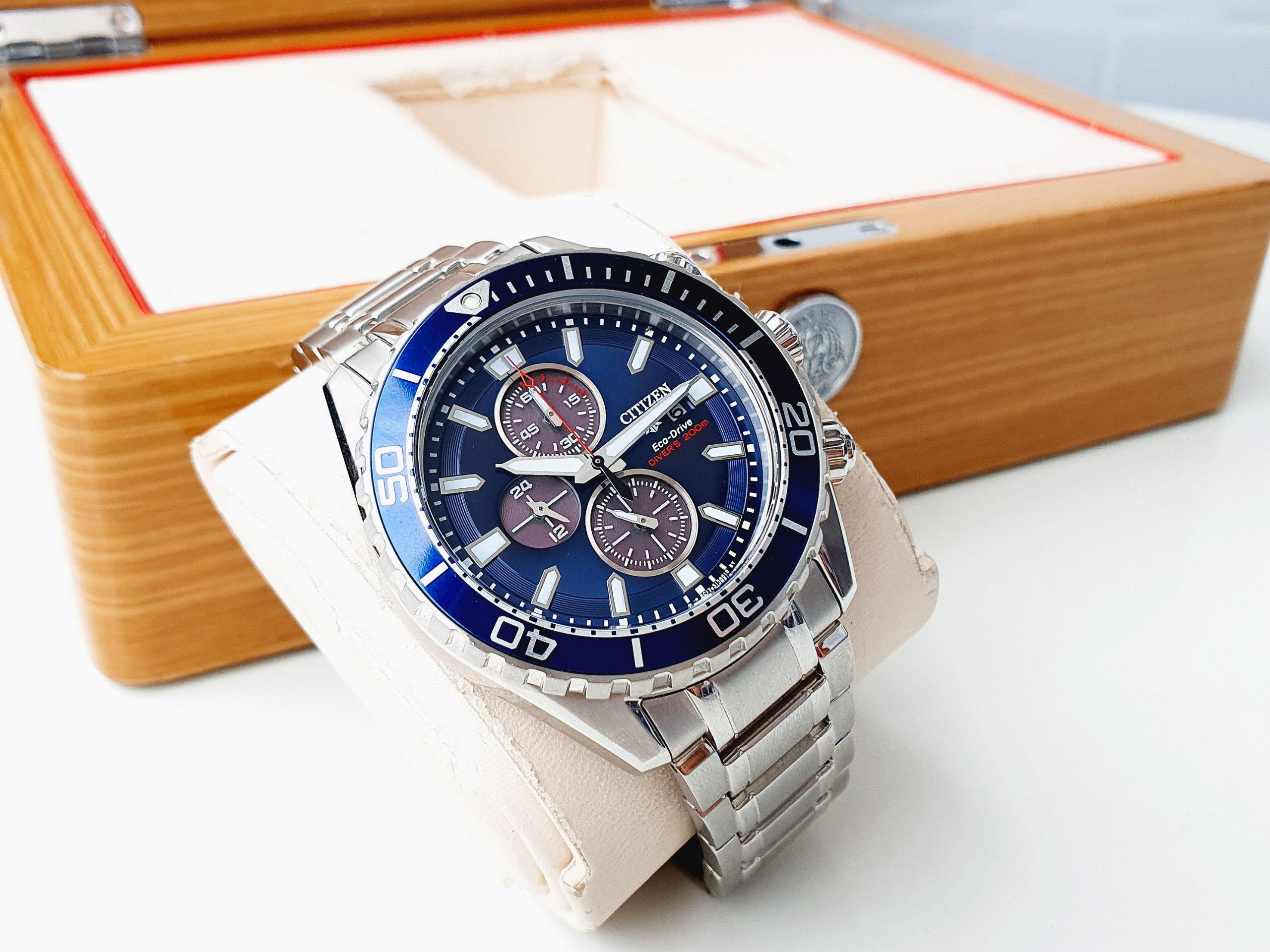 Đồng hồ CITIZEN Promaster Diver Diamond - Đẳng cấp và Tinh tế cho nam giới với Blue Dial Watch CA0710-58L
