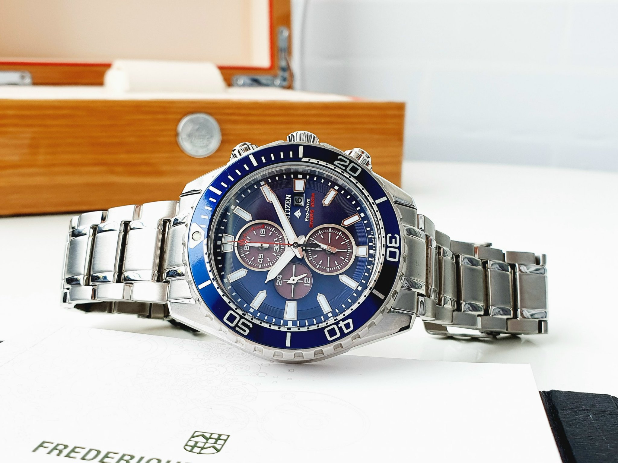 Đồng hồ CITIZEN Promaster Diver Diamond - Đẳng cấp và Tinh tế cho nam giới với Blue Dial Watch CA0710-58L
