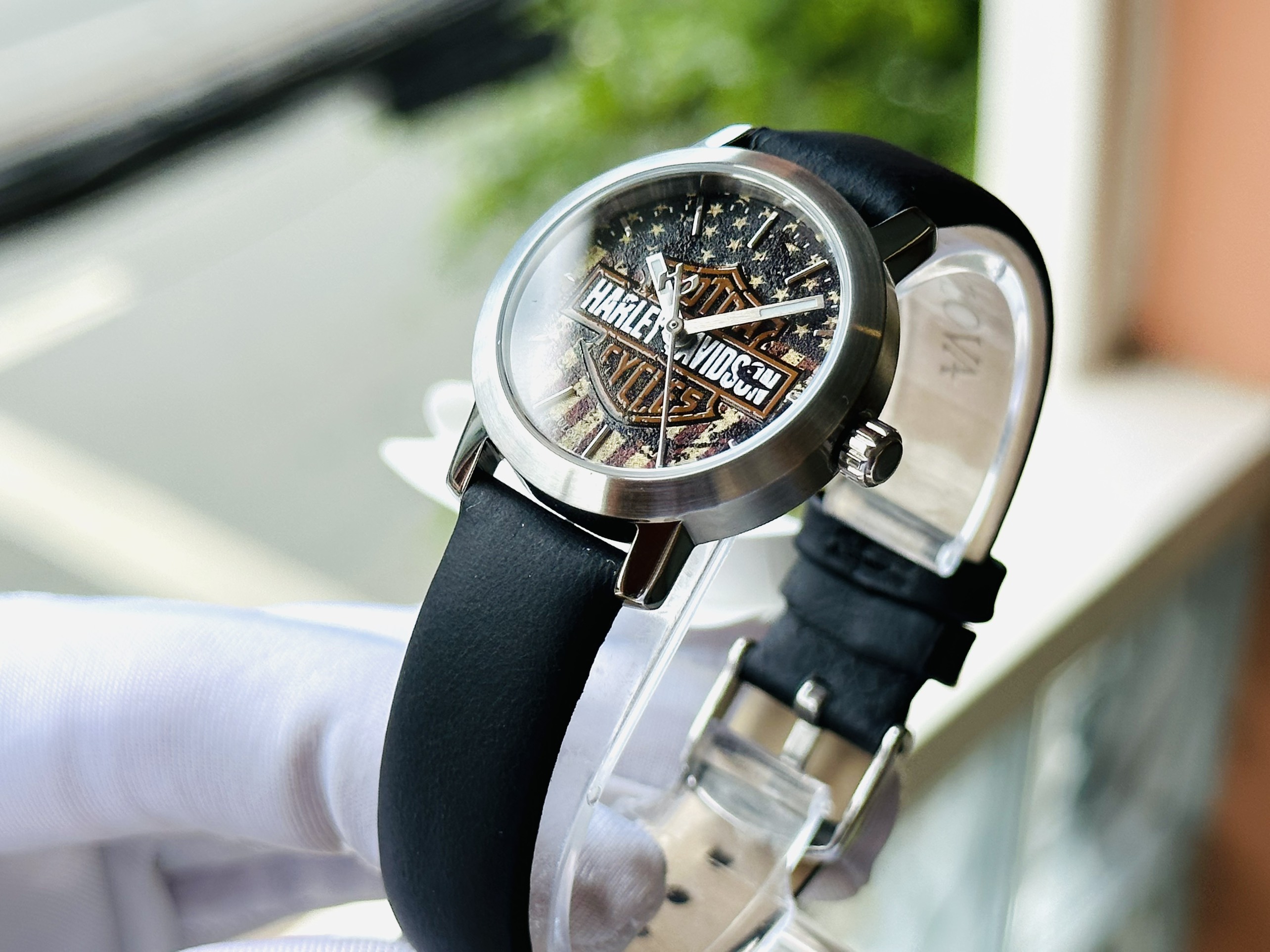 Đồng hồ Bulova Harley Davidson 76L174 - Sự kết hợp hoàn hảo giữa phong cách nữ tính và niềm tự hào Stars and Stripes