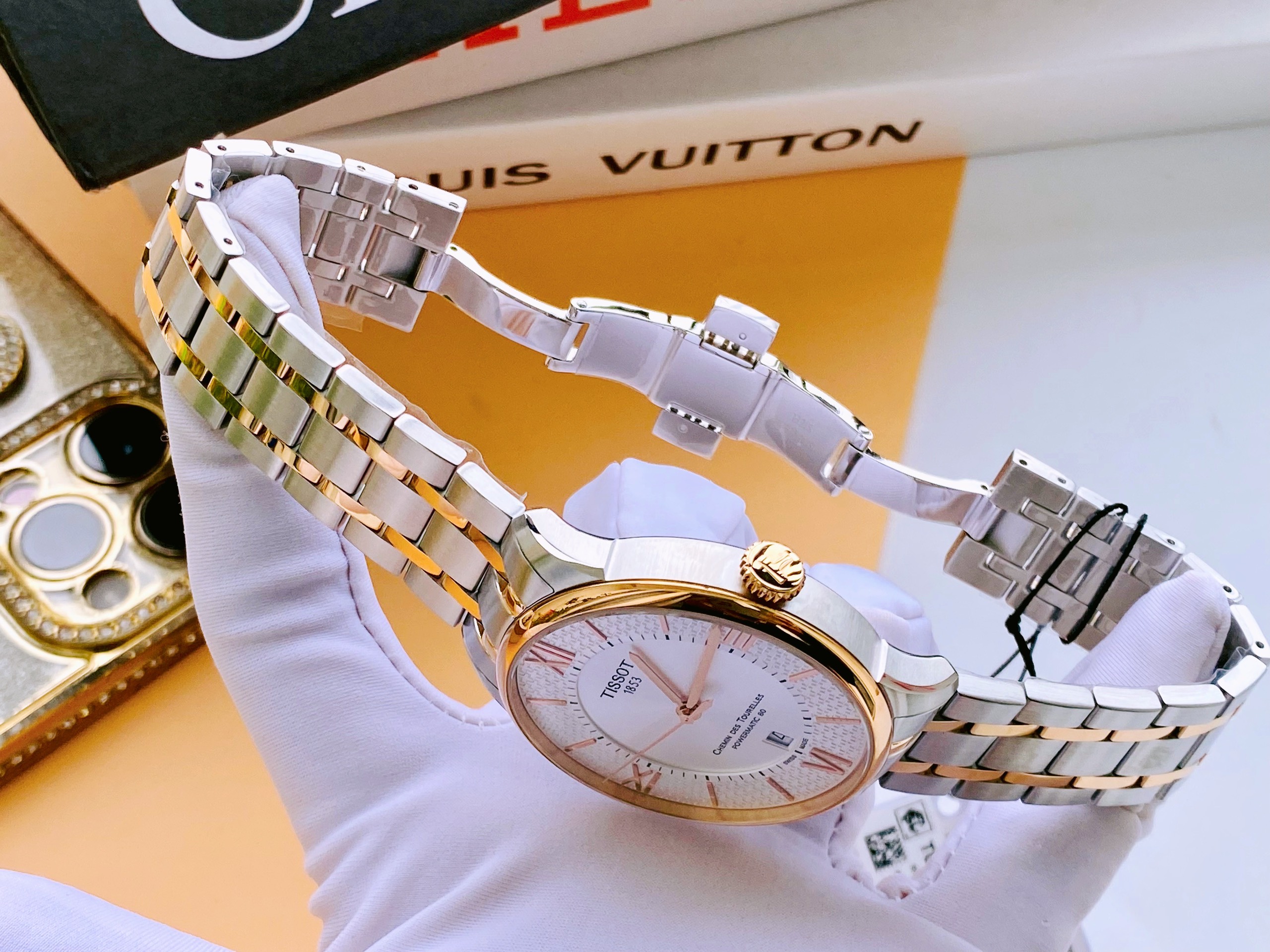 Cặp đôi TISSOT Chemin Des Tourelles Automatic Sang trọng bậc nhất hiện nay: T099.407.22.038.01  vs T099.207.22.118.01