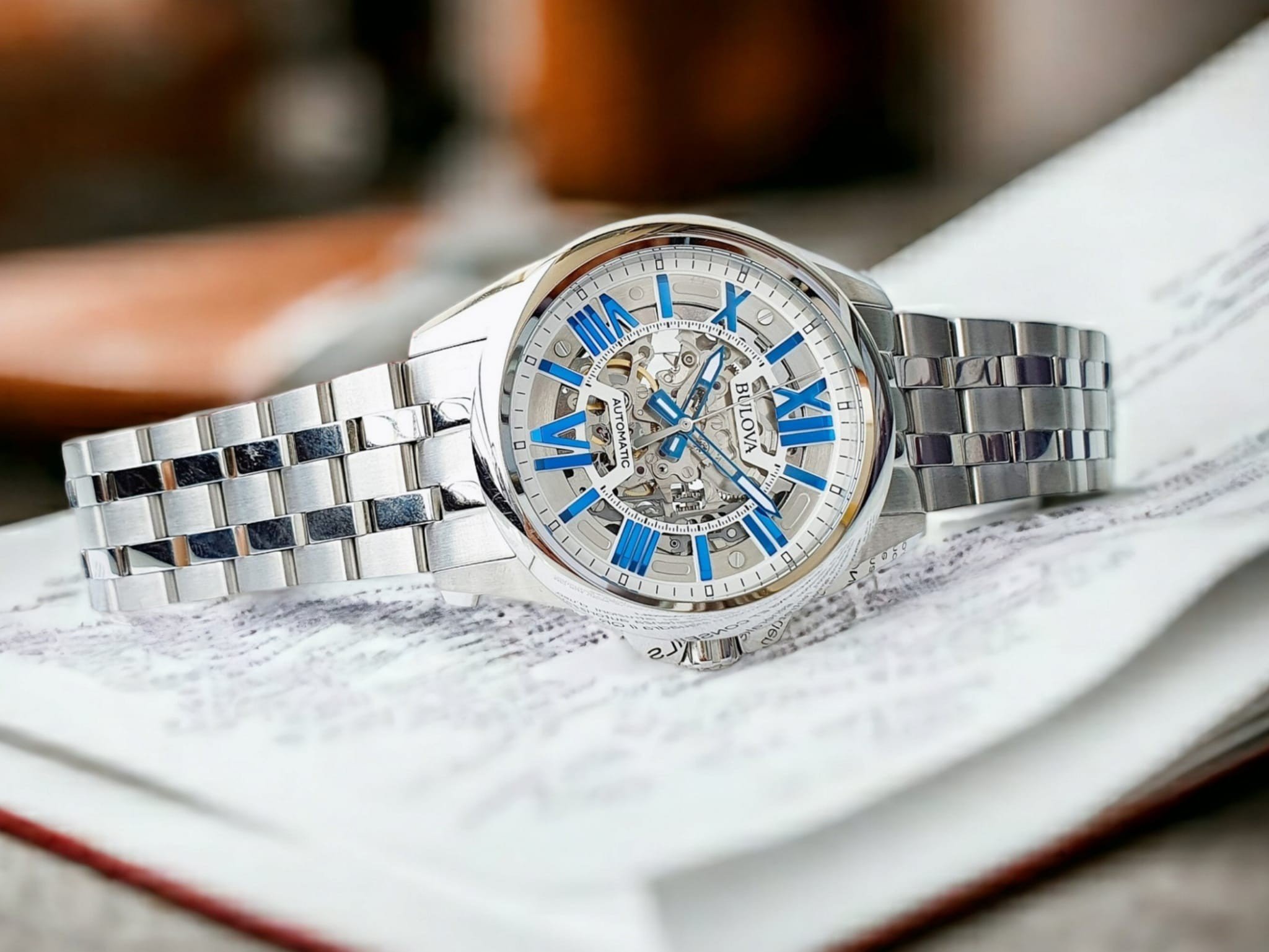 Bulova 96a187 Reloj Bulova Automatico Bulova Automatic Skeleton 