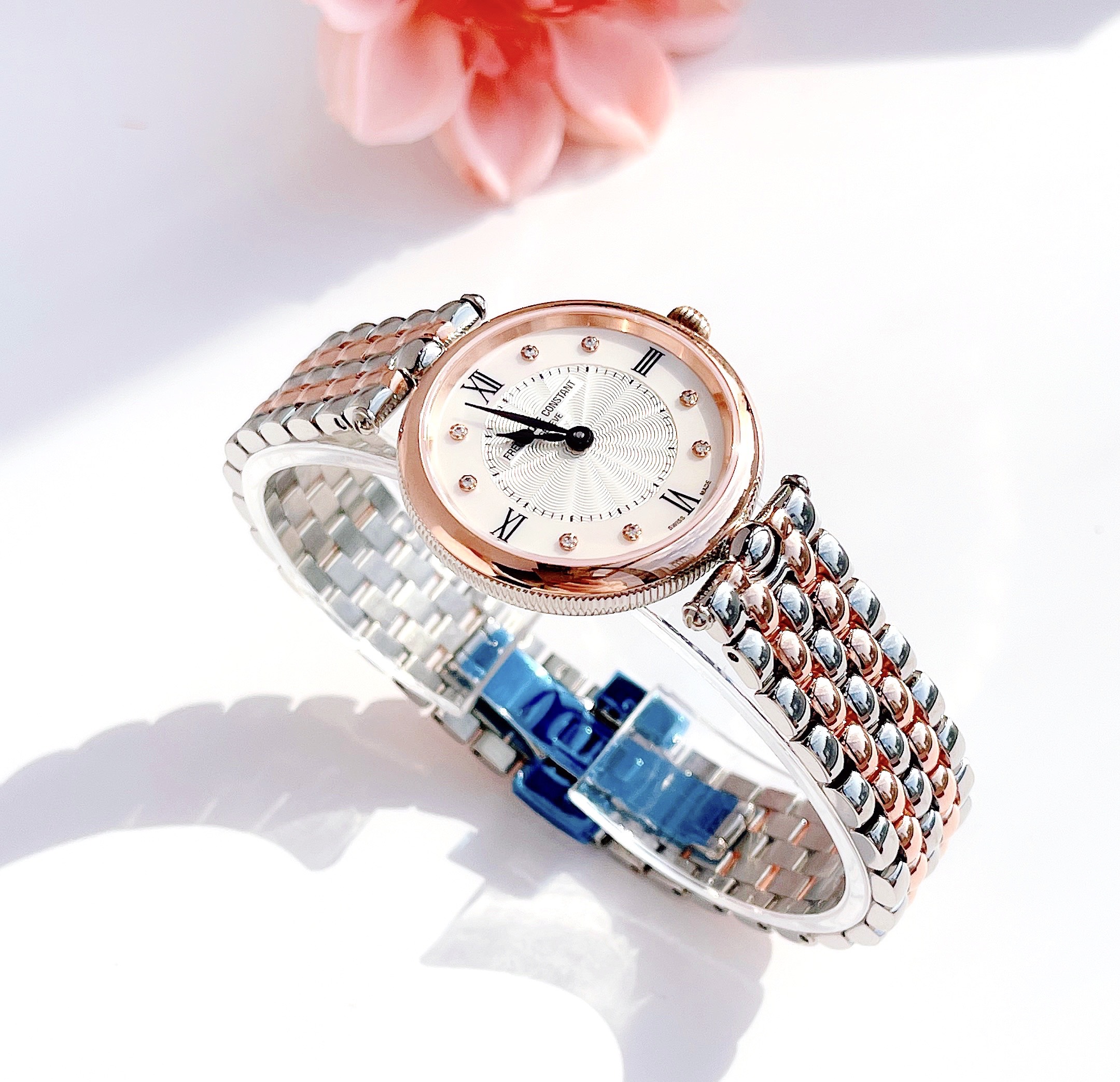 Đồng hồ Frederique constant Art Deco diamond