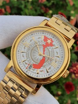 Đồng hồ Bản đồ Việt Nam nổi 3D 252VN133 2 dây kim loại