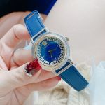 Đồng Hồ Versace Greca Chic Quartz Blue Dial Ladies Watch Item No. VE3D00122