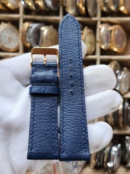 Dây đồng hồ da bò khâu tay size 22 DAY108