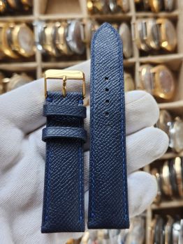 Dây đồng hồ da bò khâu tay size 22 DAY112