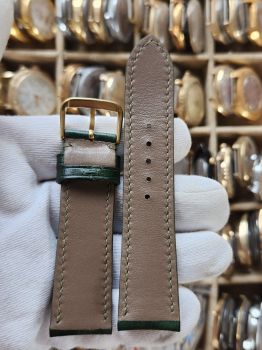 Dây đồng hồ da bò khâu tay size 22 DAY114