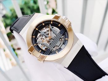 Đồng Hồ Maserati Potenza Automatic Skeleton Dial Men's Watch R8821108037