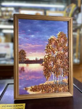 Tranh đá hổ phách