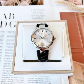 Đồng Hồ Versus Covent garden Watch  mặt chải tia hoạ tiết logo hãng sang trọng