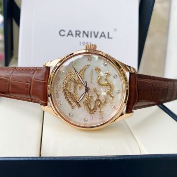 Đồng Hồ Nam Carnival Long Phụng Sum Vầy CNV8101G1