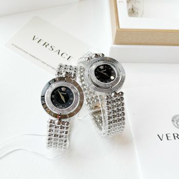 Đồng Hồ Nữ Versace Eon với nét độc đáo mặt đồng hồ có thể xoay được 360 độ, có thể đeo thành 2 kiểu