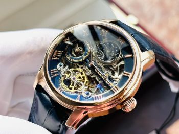 Đồng Hồ Thomas Earnshaw Longitude ES-8006-0A Herenhorloge lộ máy trước sau vô cùng cuốn hút