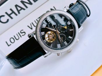 Đồng Hồ Nam Heritor Automatic Men Skeleton Lịch trăng sao, lịch ngày, thứ, 24h tiện lợi đi kèm thiết kế lộ cơ độc đáo