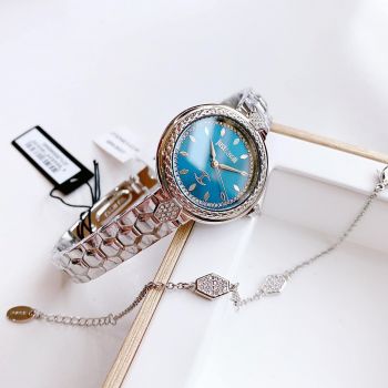 Đồng Hồ Nữ Just Cavalli Snake kèm lắc tay xinh xắn