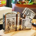 Bật Lửa Zippo 252BL069 Tiền Đồng 1 Dollar Washington
