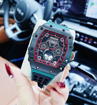 Đồng Hồ Hanboro Richard Miller nhà Huboler mẫu mới cập bến Máy Automatic lộ cơ cực đẹp