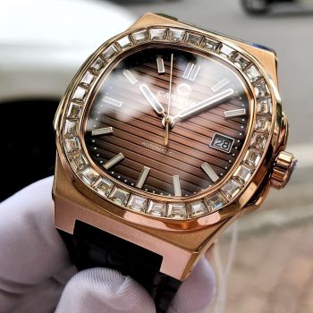 Đồng Hồ nam chính hãng Carnival 8018G 8108G-VH-DD-N phiên bản rose gold tone sang chảnh