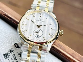 Đồng Hồ Nam Certina Dòng sản phẩm đến từ THỤY SĨ DS4 C022.428.22.031.00  Đáy lô cơ với logo Chú Rùa in trên Rotor rất đặc biệt chính hãng 100%